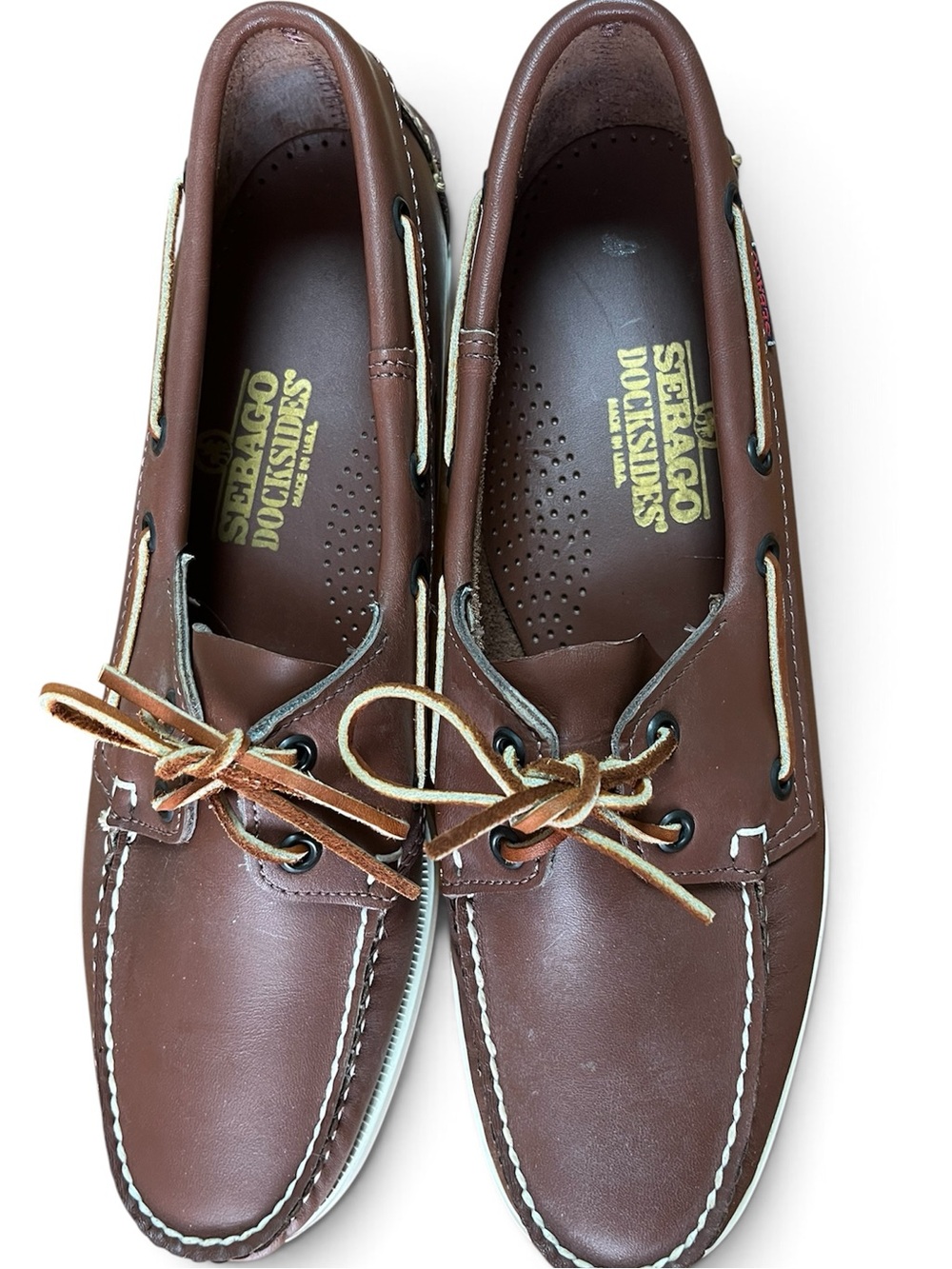 Sebago women’s size 12 Brown Leather Boat Shoes
